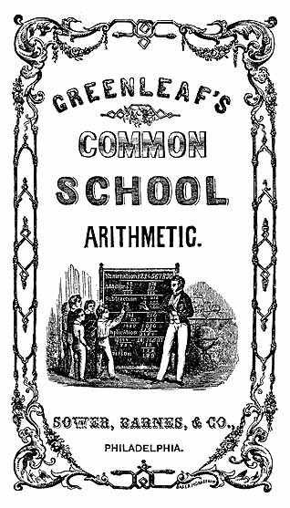 title page: Greeleaf's Common School Arithmetic